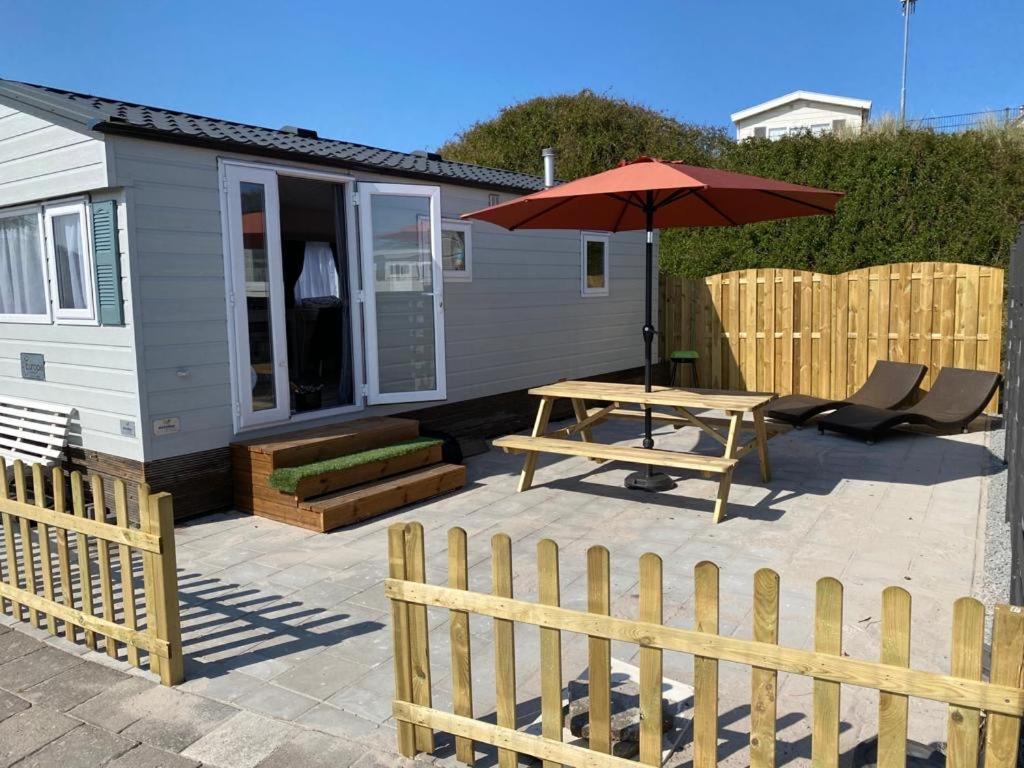 Luxe Chalet Op Camping Duindoorn, Ijmuiden Aan Zee, In De Buurt Van F1 Circuit Zandvoort En Bloemendaal Op Loopafstand Strand 外观 照片