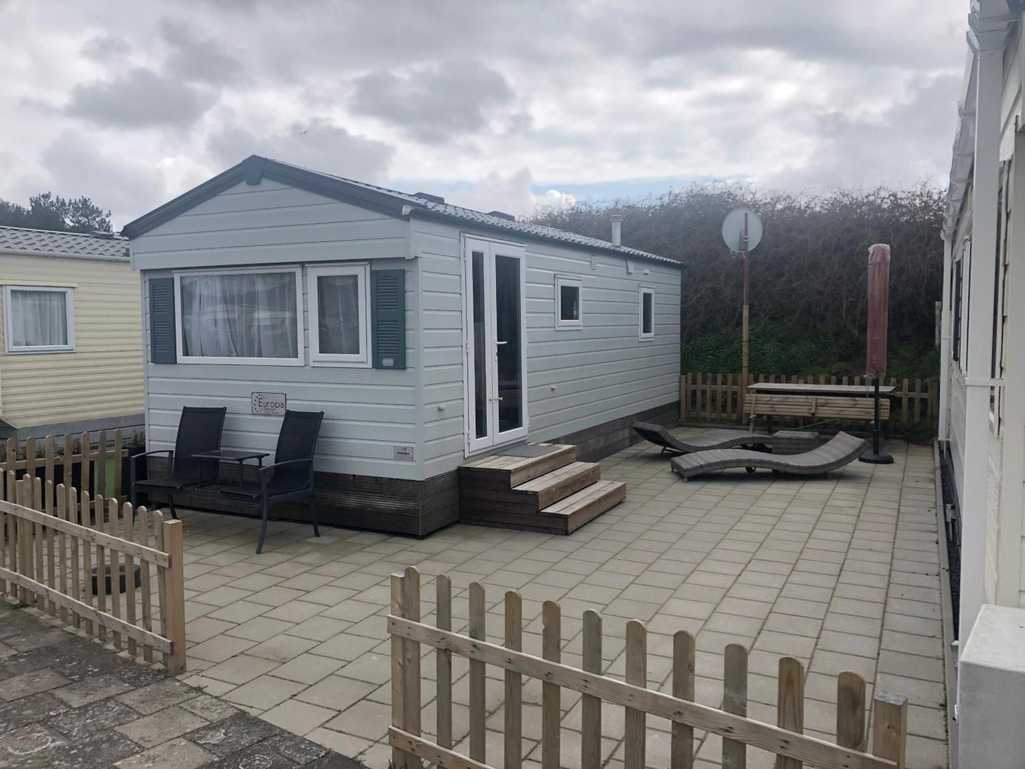 Luxe Chalet Op Camping Duindoorn, Ijmuiden Aan Zee, In De Buurt Van F1 Circuit Zandvoort En Bloemendaal Op Loopafstand Strand 外观 照片